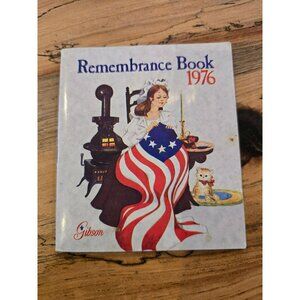 VTG 1976 Gibson Remembrance Book Pocket Sized Ridders Business Supply Quincy IL